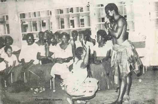 Women Dancing Oja Music.