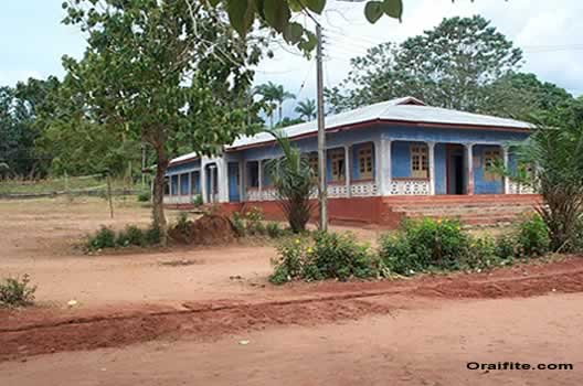 Back yard class room at Girls Secondary School Ifite.