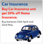 50% off Tesco Home Insurance