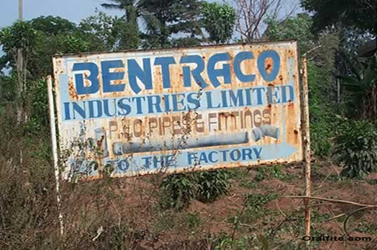 Sign Board of Bentraco Industries Limited Includes PVC, PIPES & FIttings.