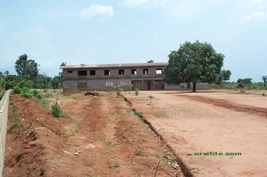 Main building of Sacred Heart College Isingwu Oraifite.
