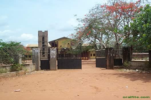 Front view of St George's Catholic Church Ifite.