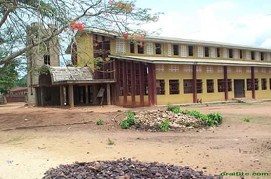 Front view of St George's Catholic Church Ifite.