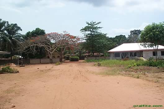 Back yard view of St George's Catholic Church Ifite.
