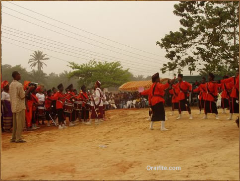 Ibo Pictures of Oraifite people entertained Anambra State Governor Dr Chris Ngige.