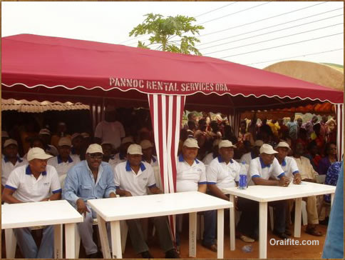 Igbo Pictures of Oraifite People welcome Anambra State Governor.