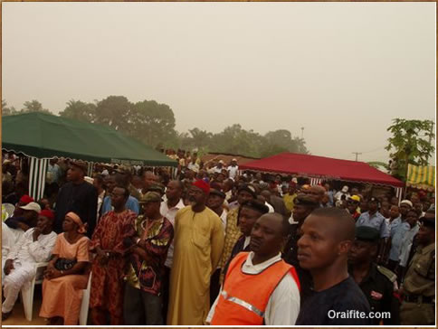Igbo Pictures of Oraifite People welcome Anambra State Governor.