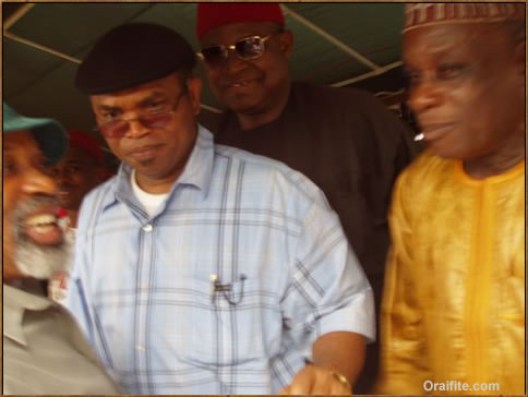 Ibo Pictures of Gov Dr Chris Ngige meeting Oraifite People.