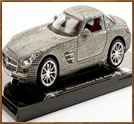 Swarovski crystal model of a Mercedes Benz SLS AMG